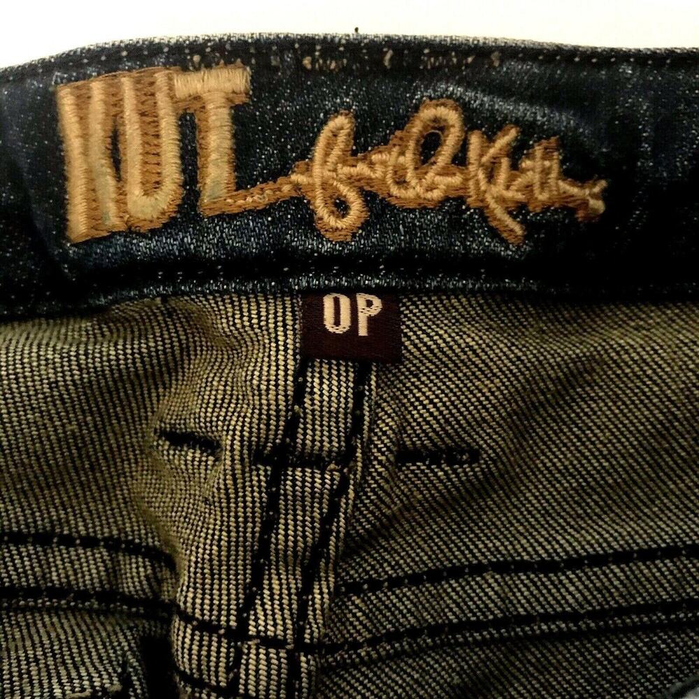 KUT From The Kloth Denim Ankle Skinny Jeans 0P Petite 26x28 Stretch Medium Wash - Picture 6 of 9